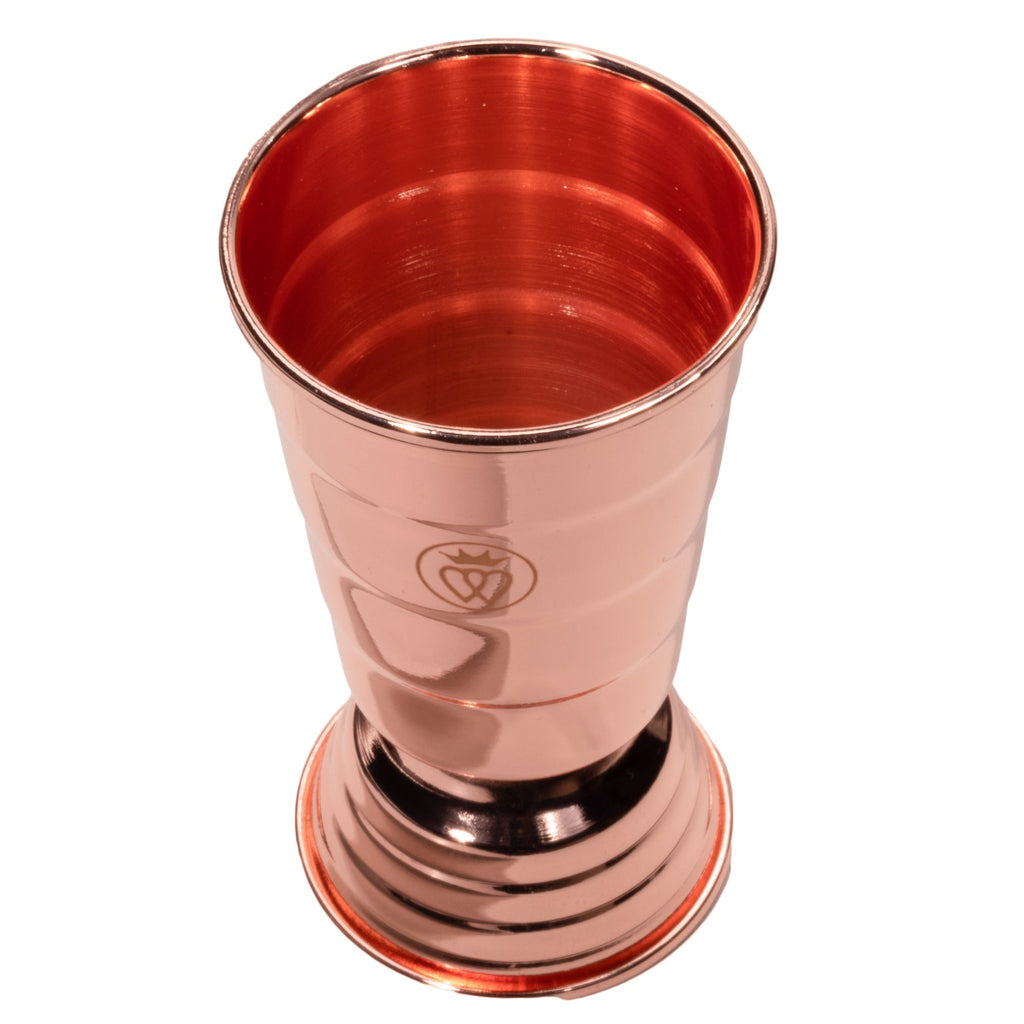 Art Deco Double-Sided 8 Stepped Jigger ~ Copper ~
