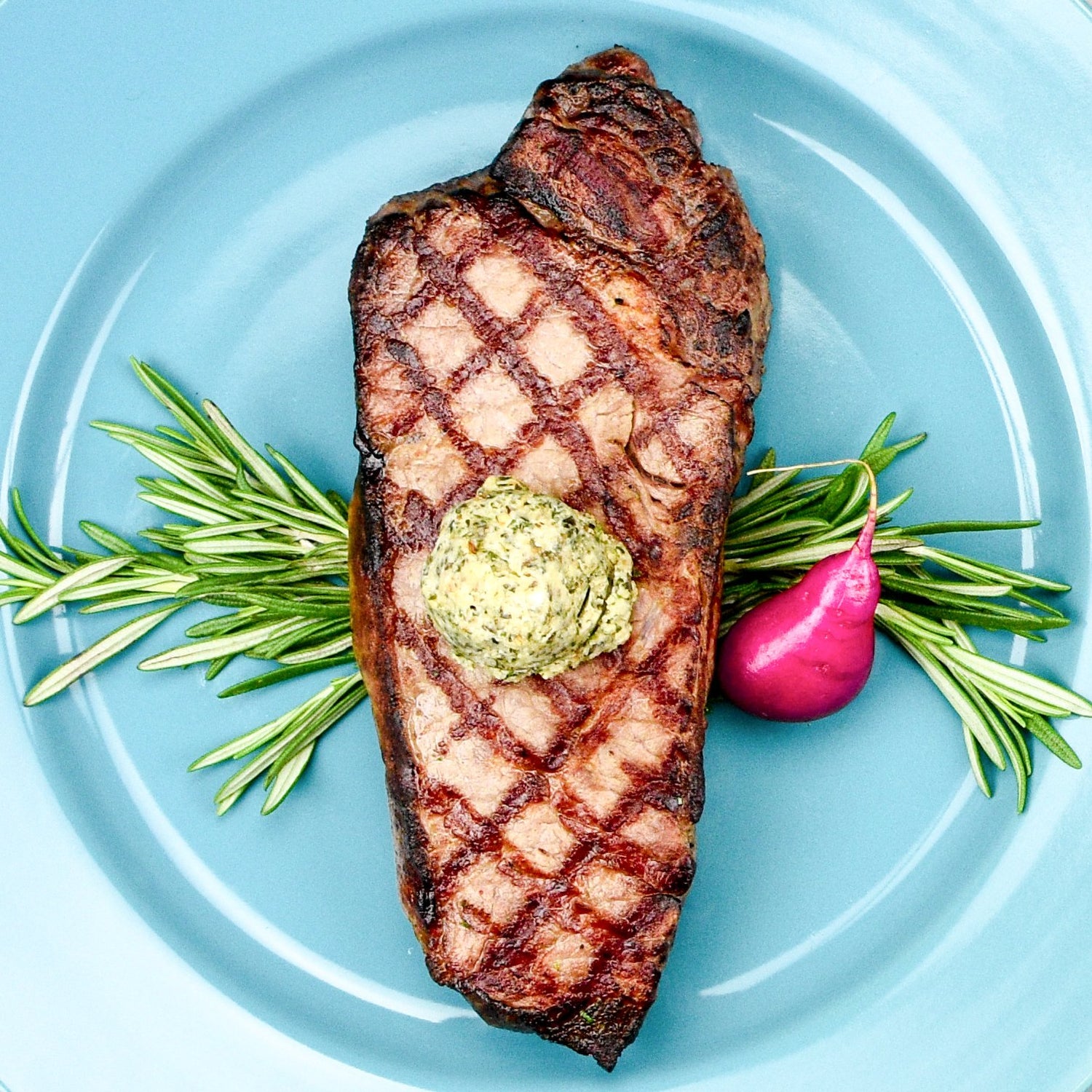 The Patio Daddy-O USDA Prime New York Strip Steak Box ~ Mushroomery