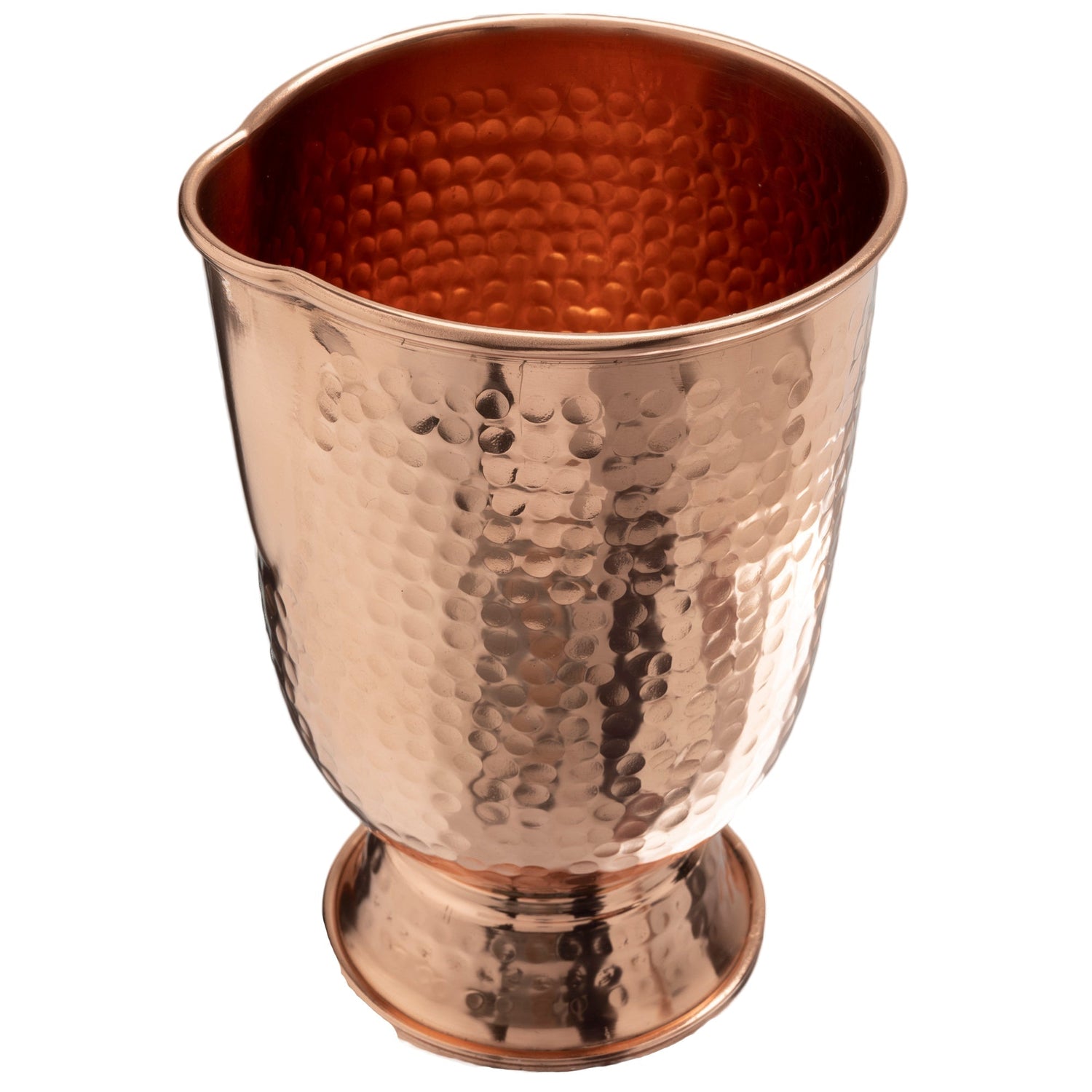 Hammered Copper Mixing Glass ~ 18 Ounce Craft Cocktail Cup