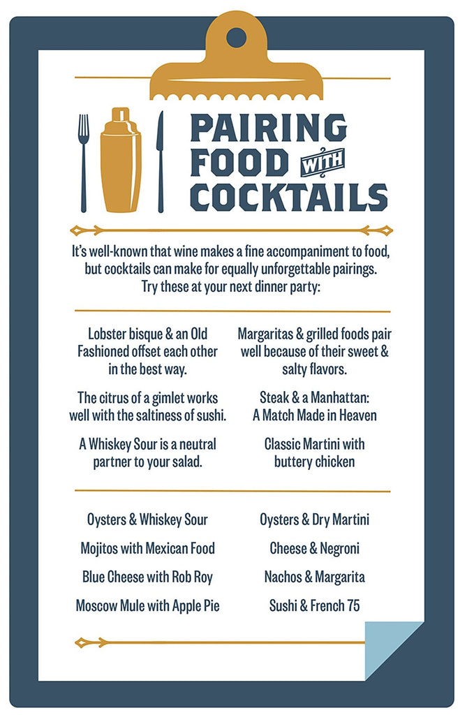 Prince of Scots An Illustrated Guide for Cocktail Etiquette Tea Towel-Barware-810032752651-CocktailEtiquetteTowel-Prince of Scots