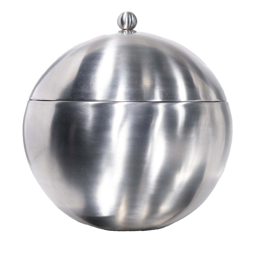 Prince of Scots Brushed Stainless Orb Ice Bucket-Barware-810032752897-OrbBrushed-Prince of Scots