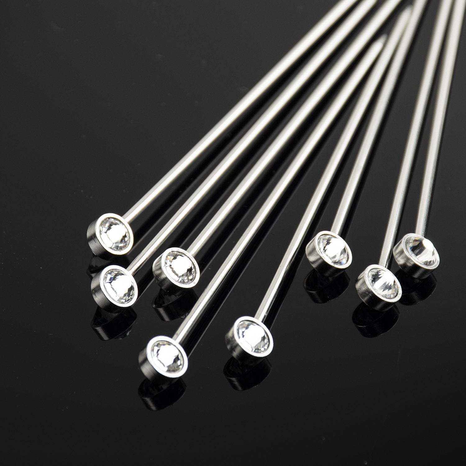 Prince of Scots Diamond Crystal Cocktail Picks-Barware-DiamondPick-810032752125-Prince of Scots-Prince of Scots