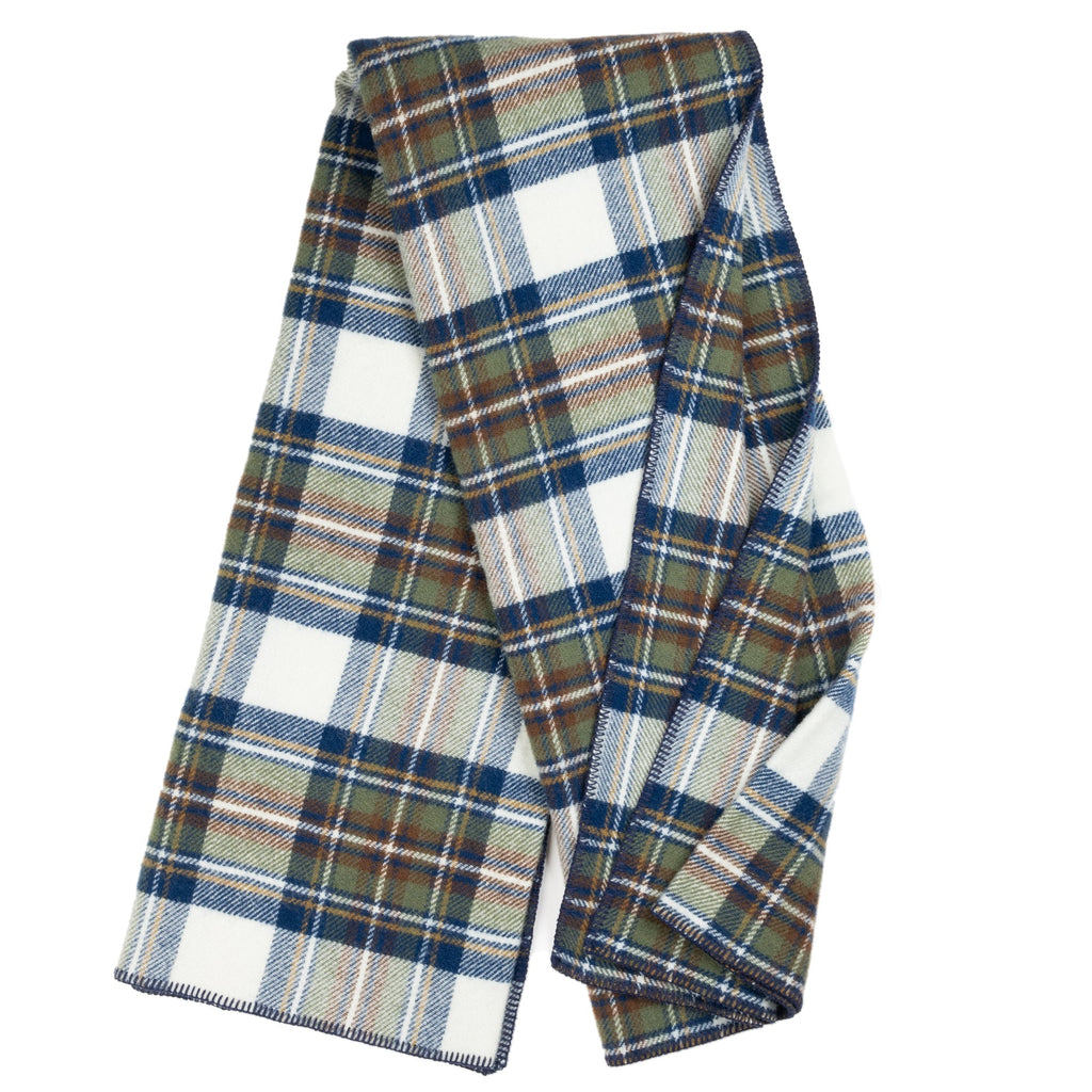 Prince of Scots Highland Tweeds BIG Throw ~ Muted Blue Stewart ~-Throws and Blankets-810032753047-BIGThrowMutedBlue-Prince of Scots