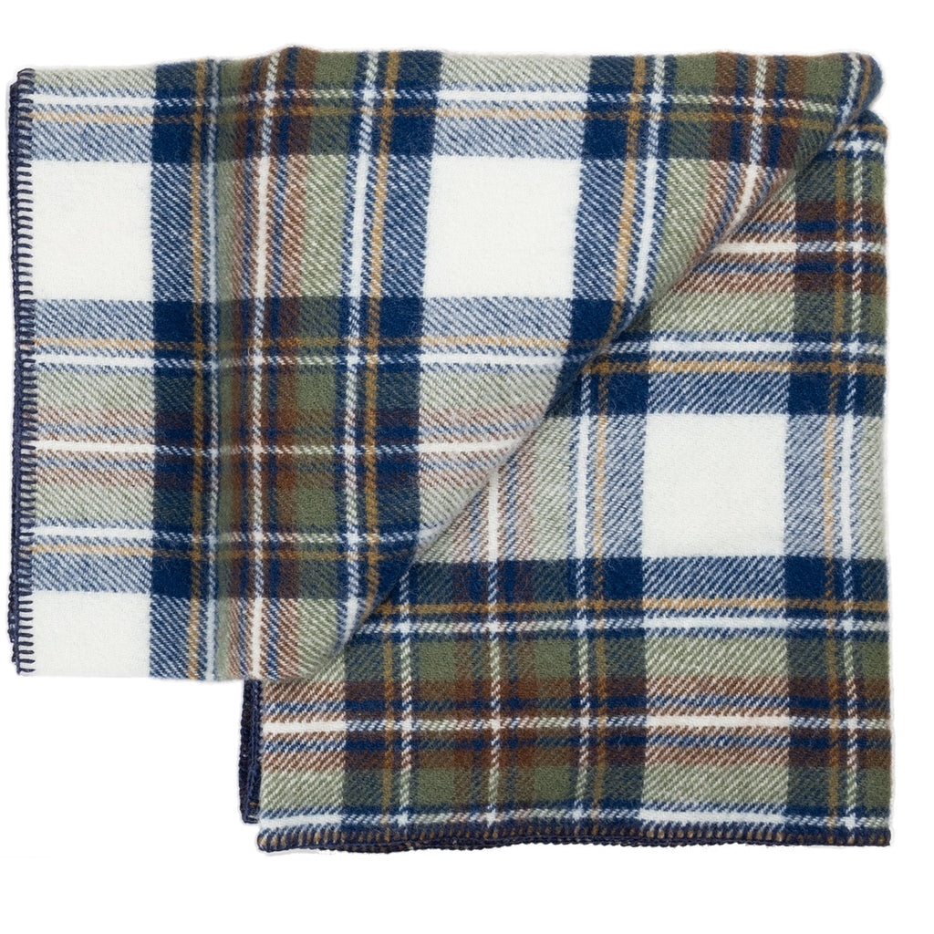 Prince of Scots Highland Tweeds BIG Throw ~ Muted Blue Stewart ~-Throws and Blankets-810032753047-BIGThrowMutedBlue-Prince of Scots