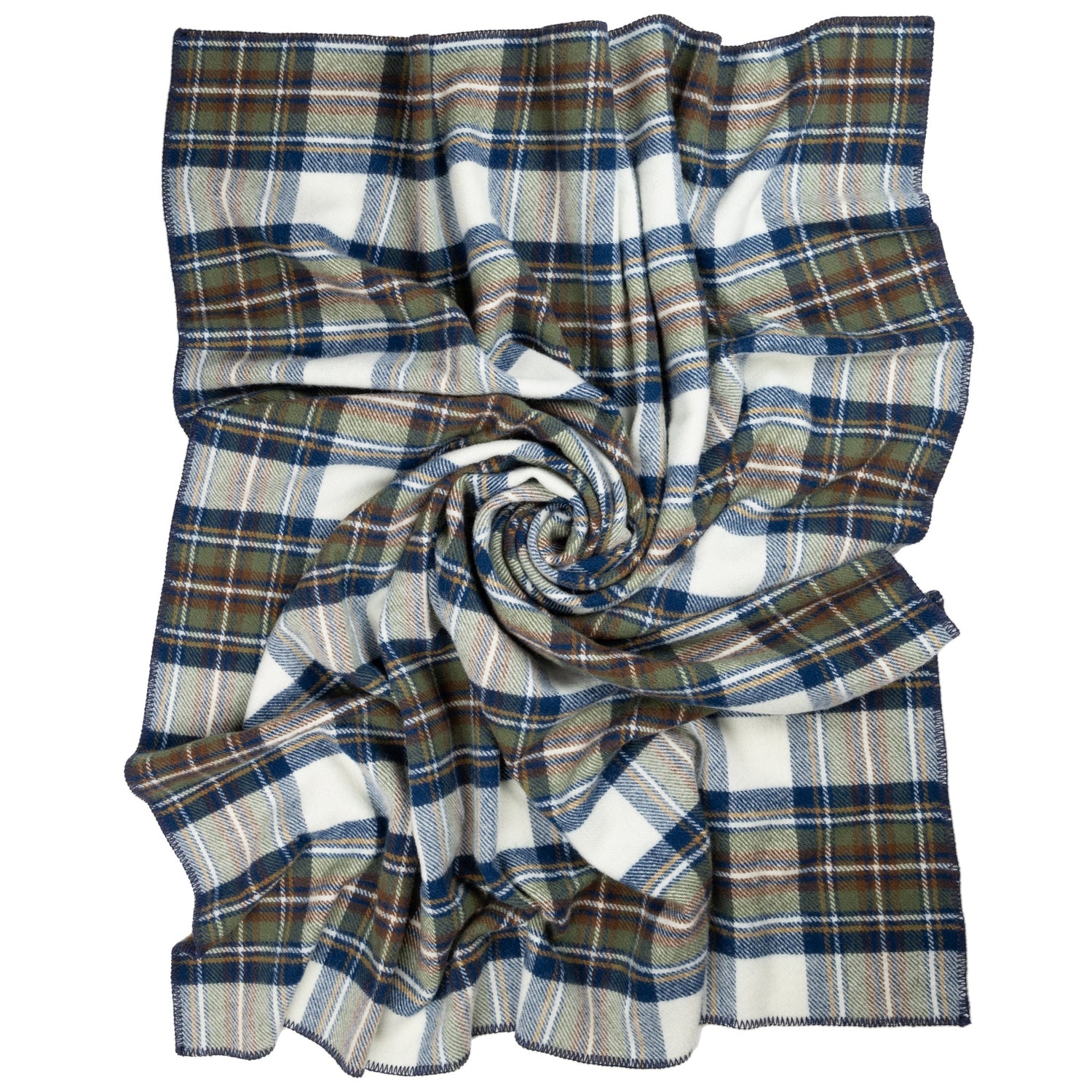 Prince of Scots Highland Tweeds BIG Throw ~ Muted Blue Stewart ~-Throws and Blankets-810032753047-BIGThrowMutedBlue-Prince of Scots