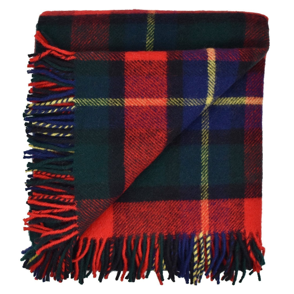 Prince of Scots Highland Tweed Pure New Wool Fluffy Throw ~ Kilgour ~-Throws and Blankets-Prince of Scots-00810032750329-J4050028-017-Prince of Scots