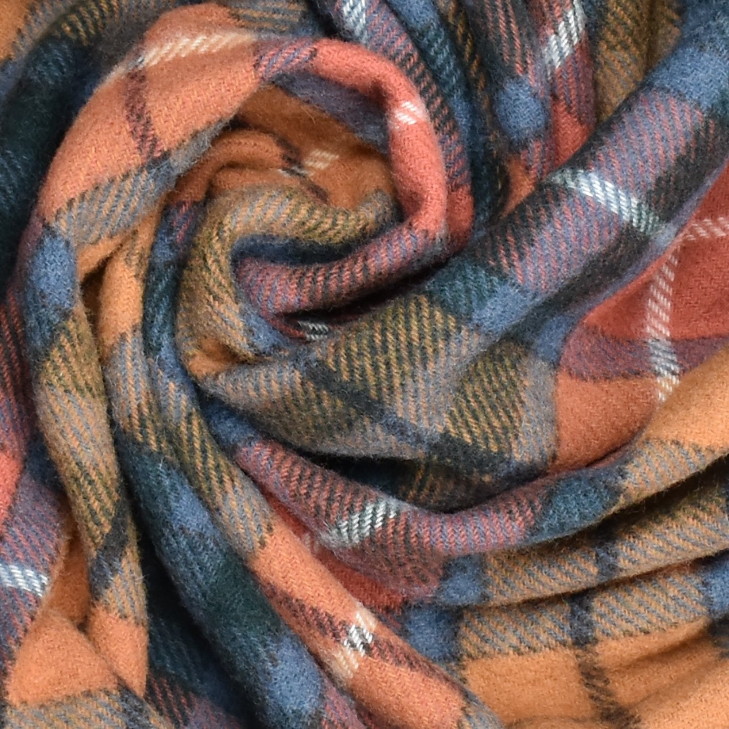 Prince of Scots Highland Tweed Pure New Wool Throw (Antique Buchanan)-Throws and Blankets-Prince of Scots-810032752026-J4050028-010-Prince of Scots