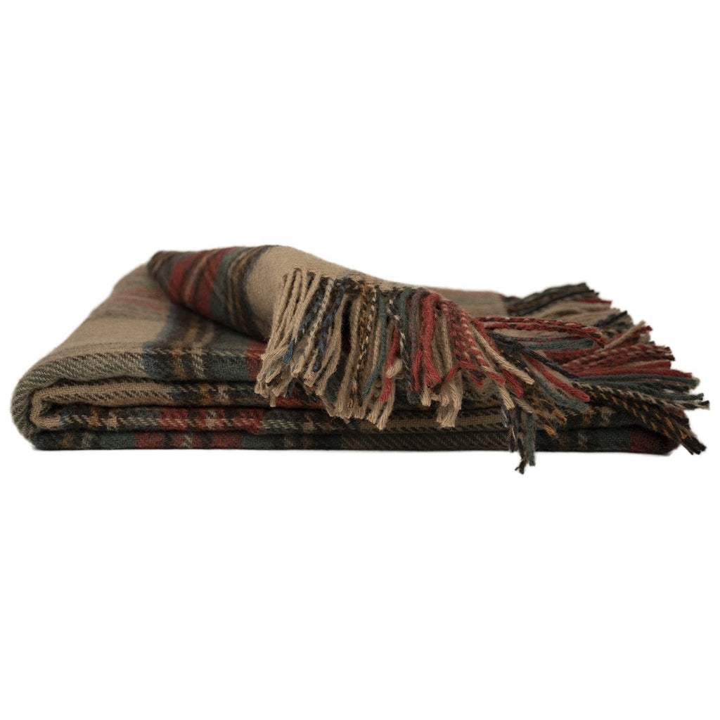 Prince of Scots Highland Tweed Pure New Wool Throw (Antique Dress Stewart)-Throws and Blankets-Prince of Scots-810032752033-J4050028-15-Prince of Scots