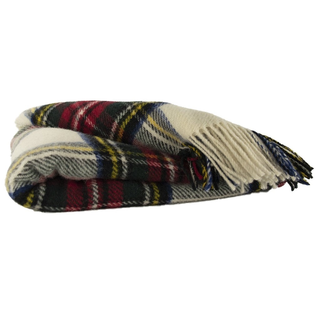 Prince of Scots Highland Tweed Pure New Wool Throw (Dress Stewart)-Throws and Blankets-Prince of Scots-810032752095-J4050028-11-Prince of Scots