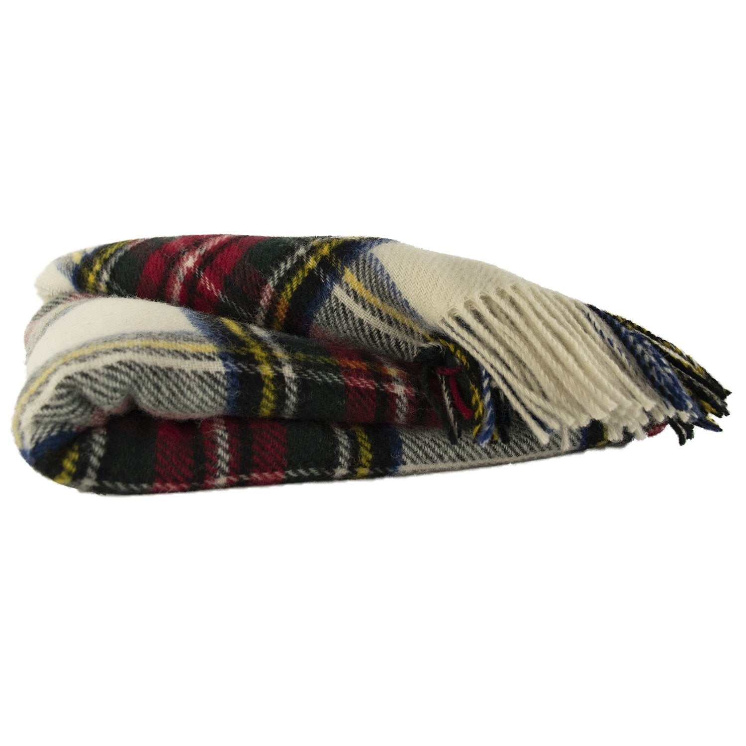 Prince of Scots Highland Tweed Pure New Wool Throw (Dress Stewart)-Throws and Blankets-Prince of Scots-810032752095-J4050028-11-Prince of Scots