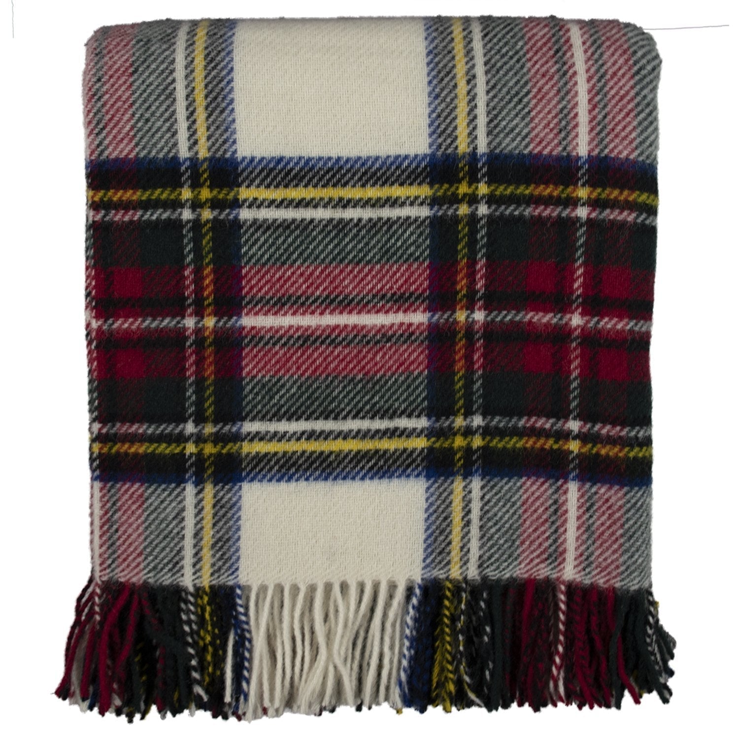Prince of Scots Highland Tweed Pure New Wool Throw (Dress Stewart)-Throws and Blankets-Prince of Scots-810032752095-J4050028-11-Prince of Scots