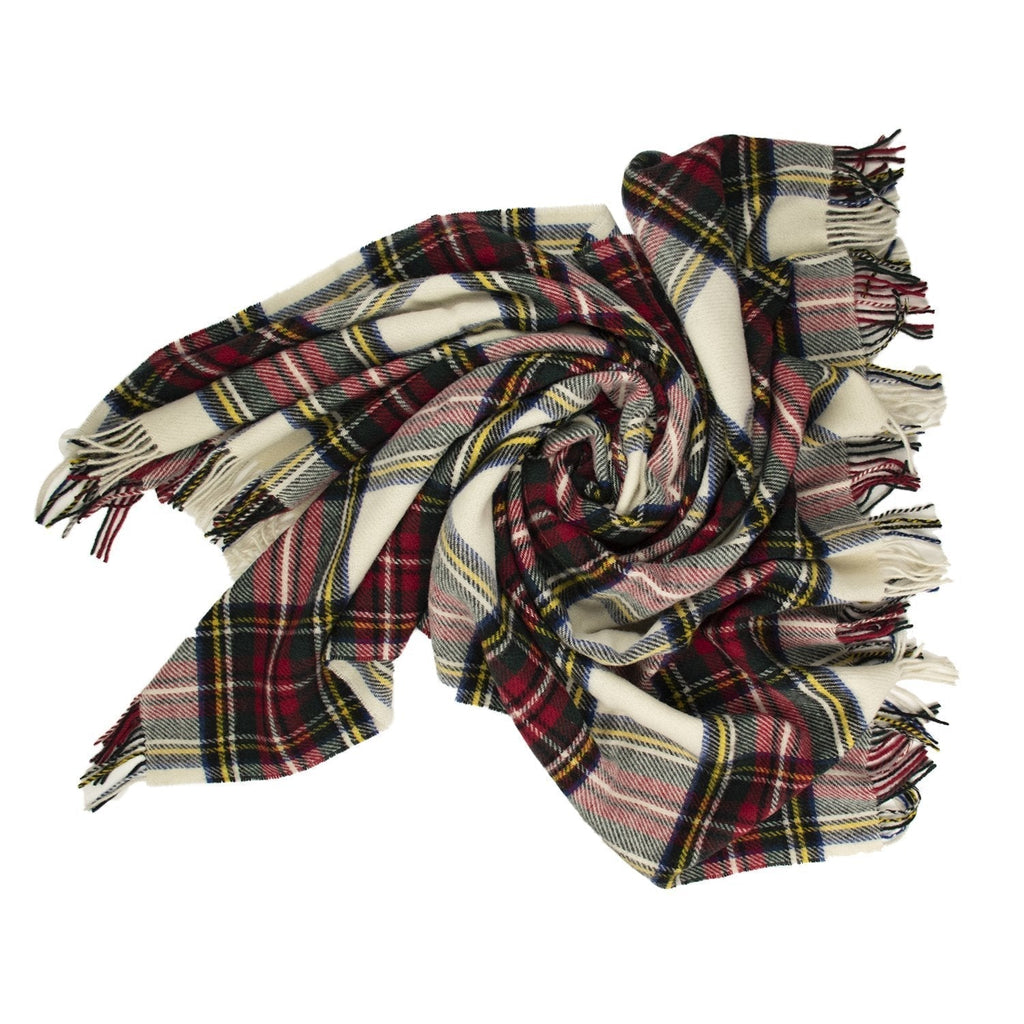 Prince of Scots Highland Tweed Pure New Wool Throw (Dress Stewart)-Throws and Blankets-Prince of Scots-810032752095-J4050028-11-Prince of Scots