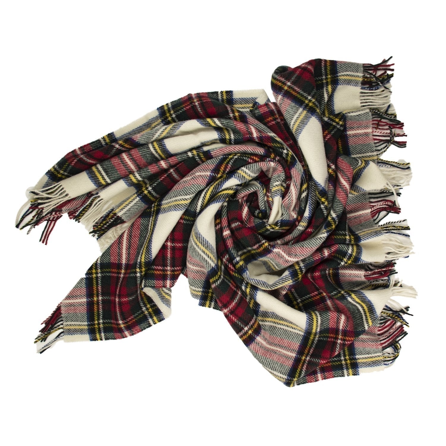Prince of Scots Highland Tweed Pure New Wool Throw (Dress Stewart)-Throws and Blankets-Prince of Scots-810032752095-J4050028-11-Prince of Scots