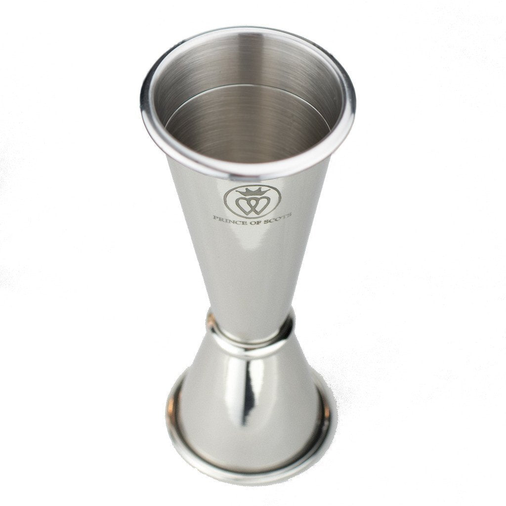Prince of Scots Japanese-Style Double Sided Cocktail Jigger (Silver Mirror)-Barware-Prince of Scots-810032751807-J450JiggerS-Prince of Scots