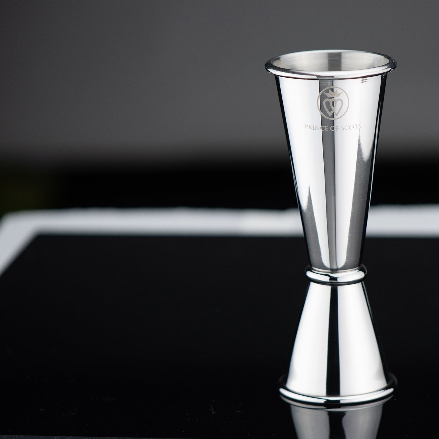 Prince of Scots Japanese-Style Double Sided Cocktail Jigger (Silver Mirror)-Barware-Prince of Scots-810032751807-J450JiggerS-Prince of Scots