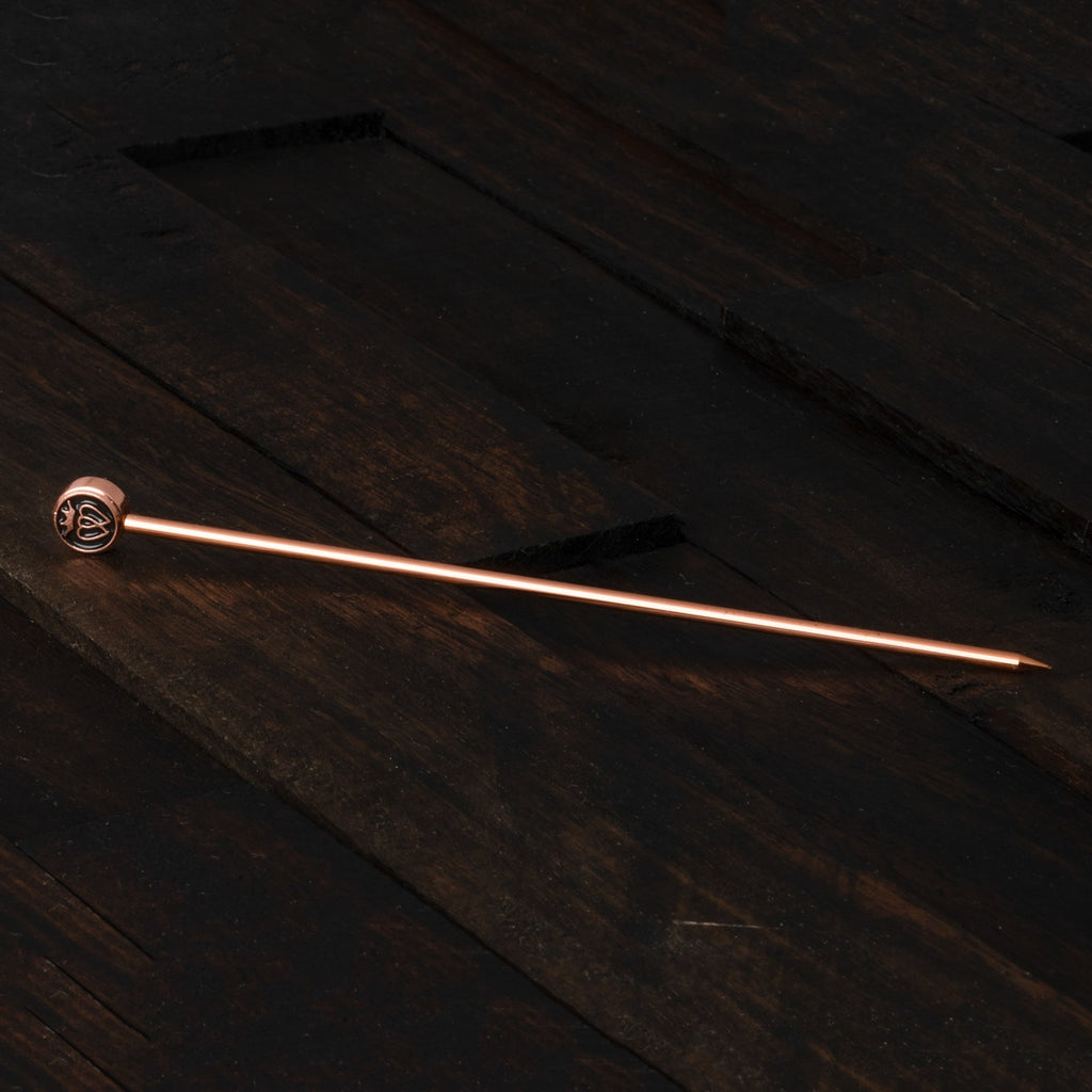 Prince of Scots Luckenbooth 8-Pack XL-Cocktail Picks (Copper in Gift Box)-Barware-810032752934-CopperLogoPick-Prince of Scots