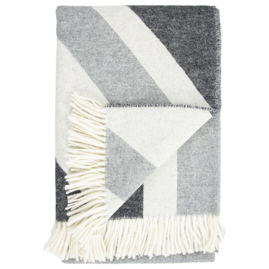 Prince of Scots Monochromatic Union Jack Merino Wool Throw-Throws and Blankets-Prince of Scots-Prince of Scots