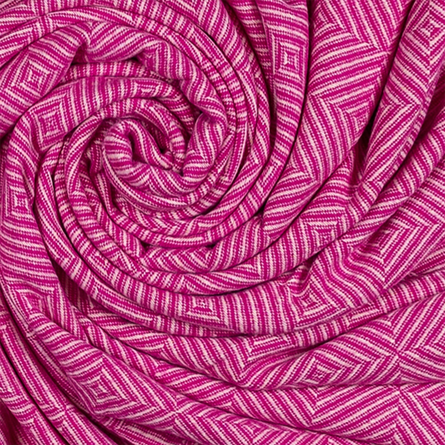 Southampton Home Merino Wool Geometric Throw (Pink)-Throws and Blankets-GeoPink-Prince of Scots