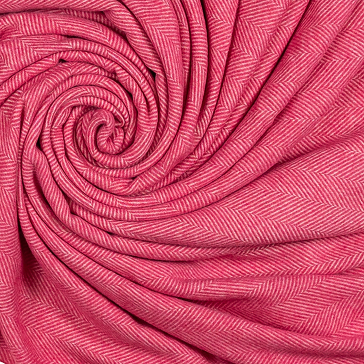 Southampton Home Merino Wool Herringbone Throw (Pink )-Throws and Blankets-Q029005-Prince of Scots