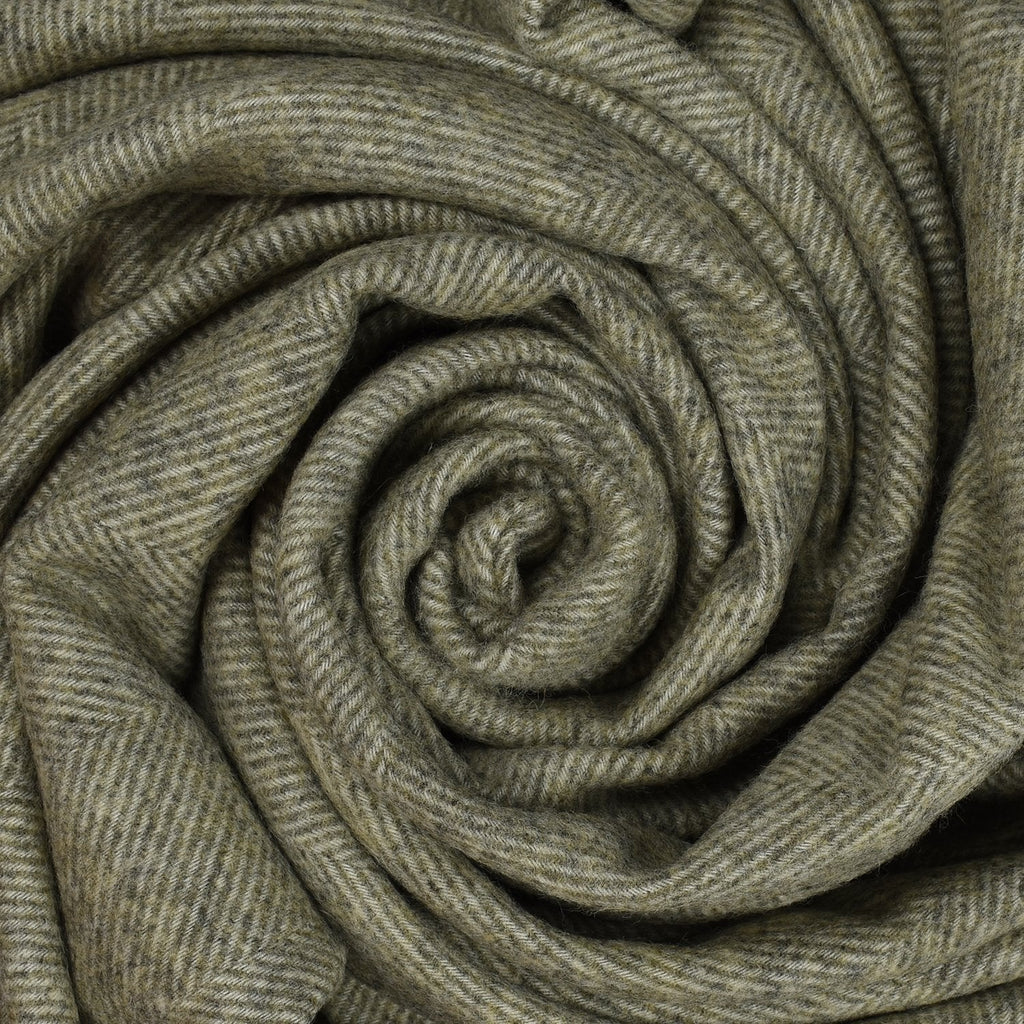 Southampton Home Wool Herringbone Throw (Estate Grey)-Throws and Blankets-Prince of Scots-810032750916-Q028001-03-Prince of Scots