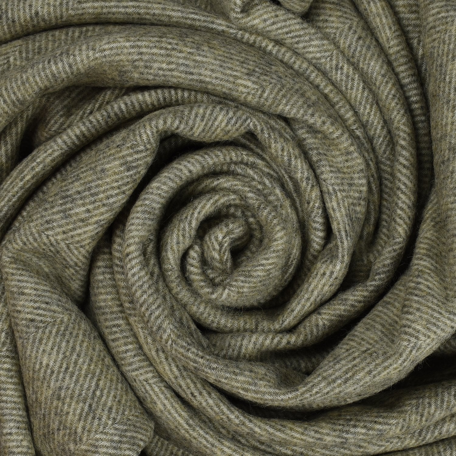Southampton Home Wool Herringbone Throw (Estate Grey)-Throws and Blankets-Prince of Scots-810032750916-Q028001-03-Prince of Scots