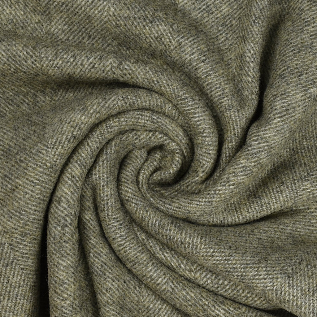 Southampton Home Wool Herringbone Throw (Estate Grey)-Throws and Blankets-Prince of Scots-810032750916-Q028001-03-Prince of Scots
