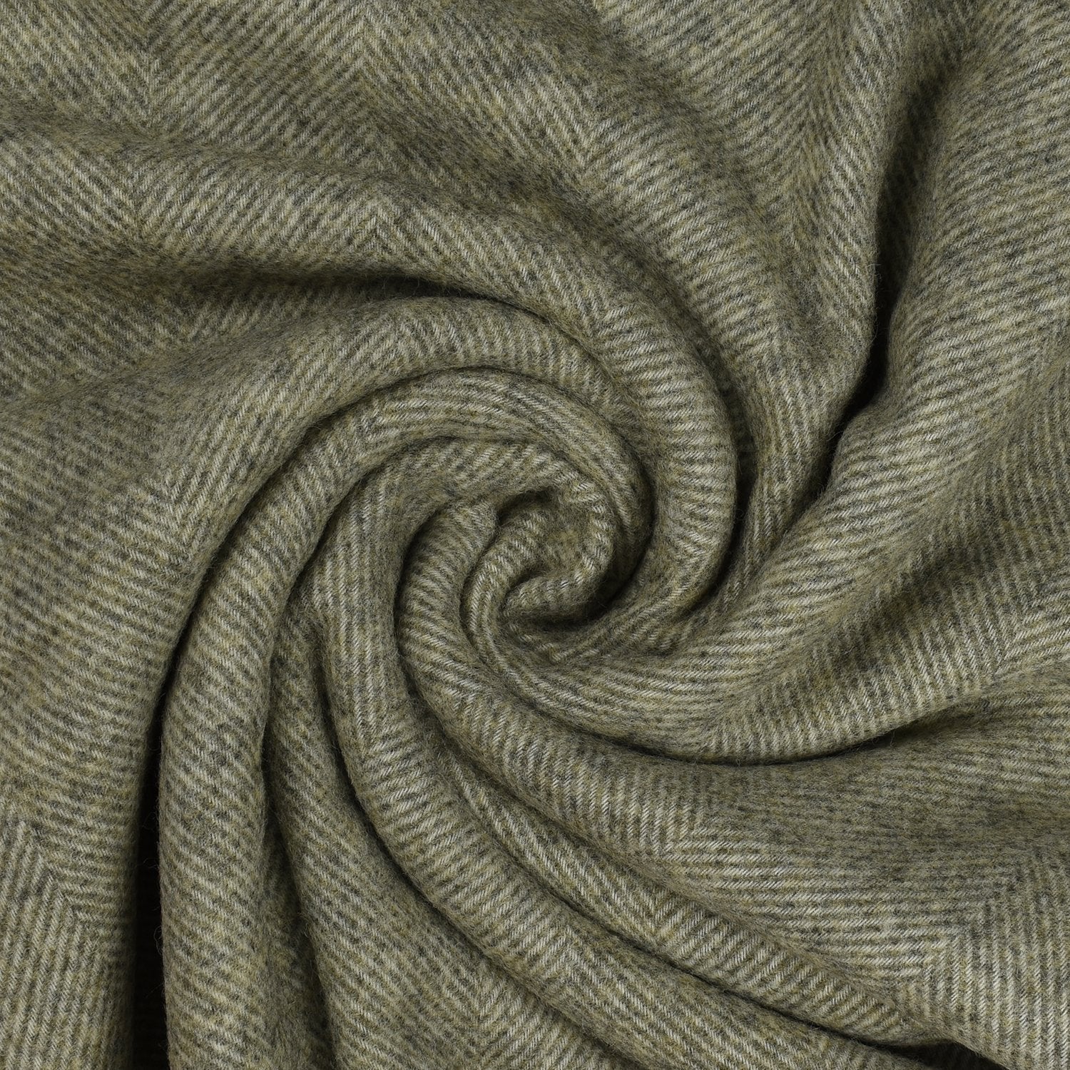 Southampton Home Wool Herringbone Throw (Estate Grey)-Throws and Blankets-Prince of Scots-810032750916-Q028001-03-Prince of Scots