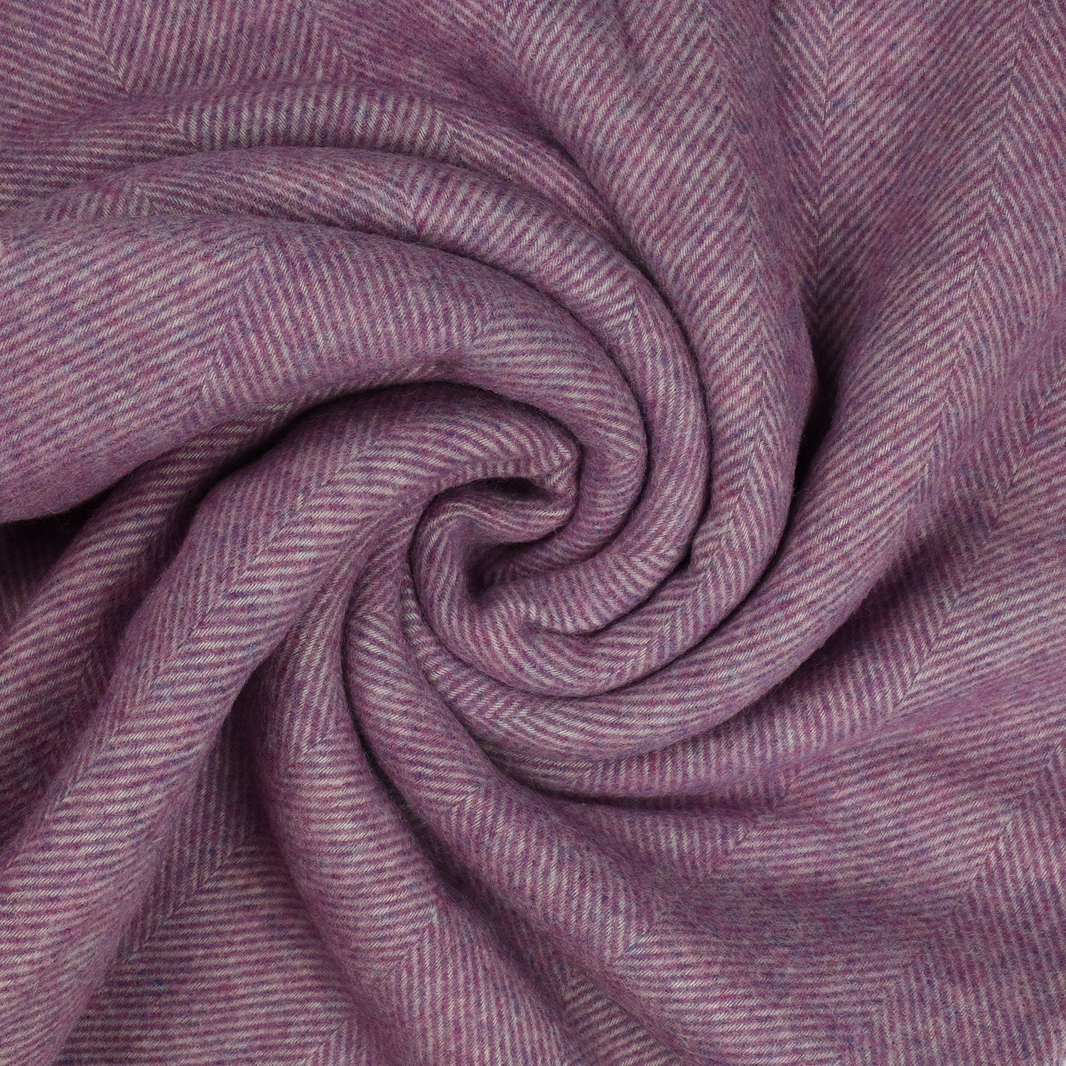 Southampton Home Wool Herringbone Throw (Petal Pink)-Throws and Blankets-Prince of Scots-810032750961-Q028001-08-Prince of Scots