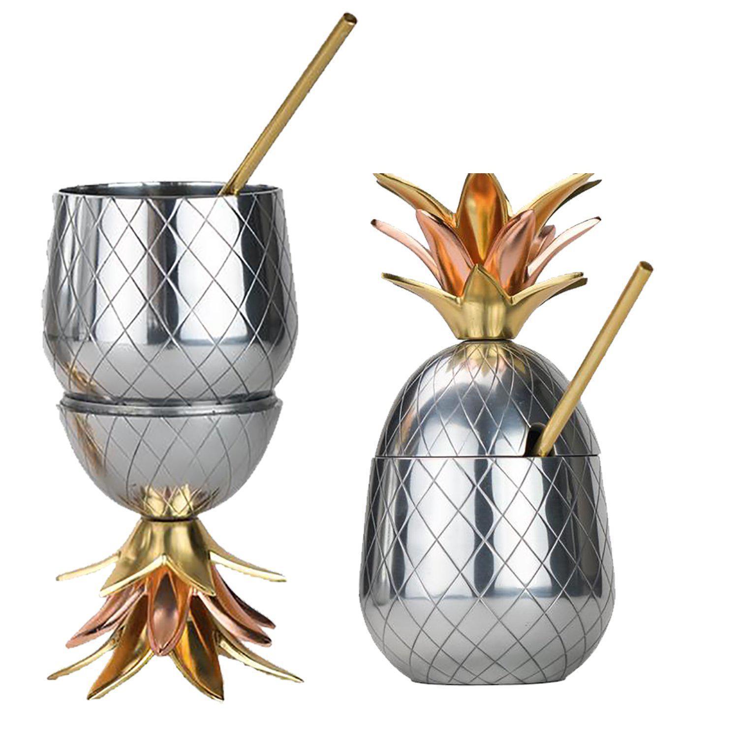 The Grand Floridian Pineapple Tumbler ~ 18 Ounce ~-Home Gifts-Prince of Scots-Prince of Scots