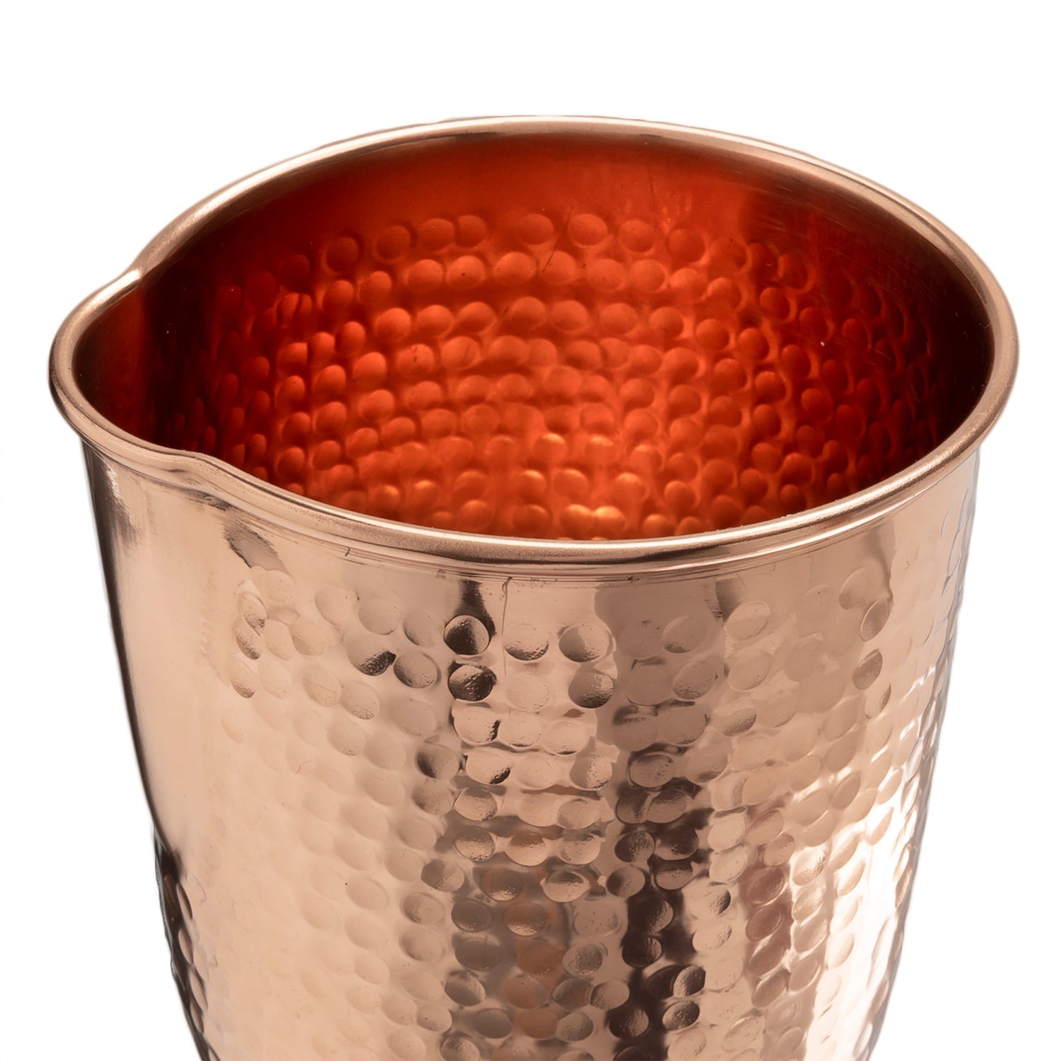 Hammered Copper Mixing Glass ~ 18 Ounce Craft Cocktail Cup