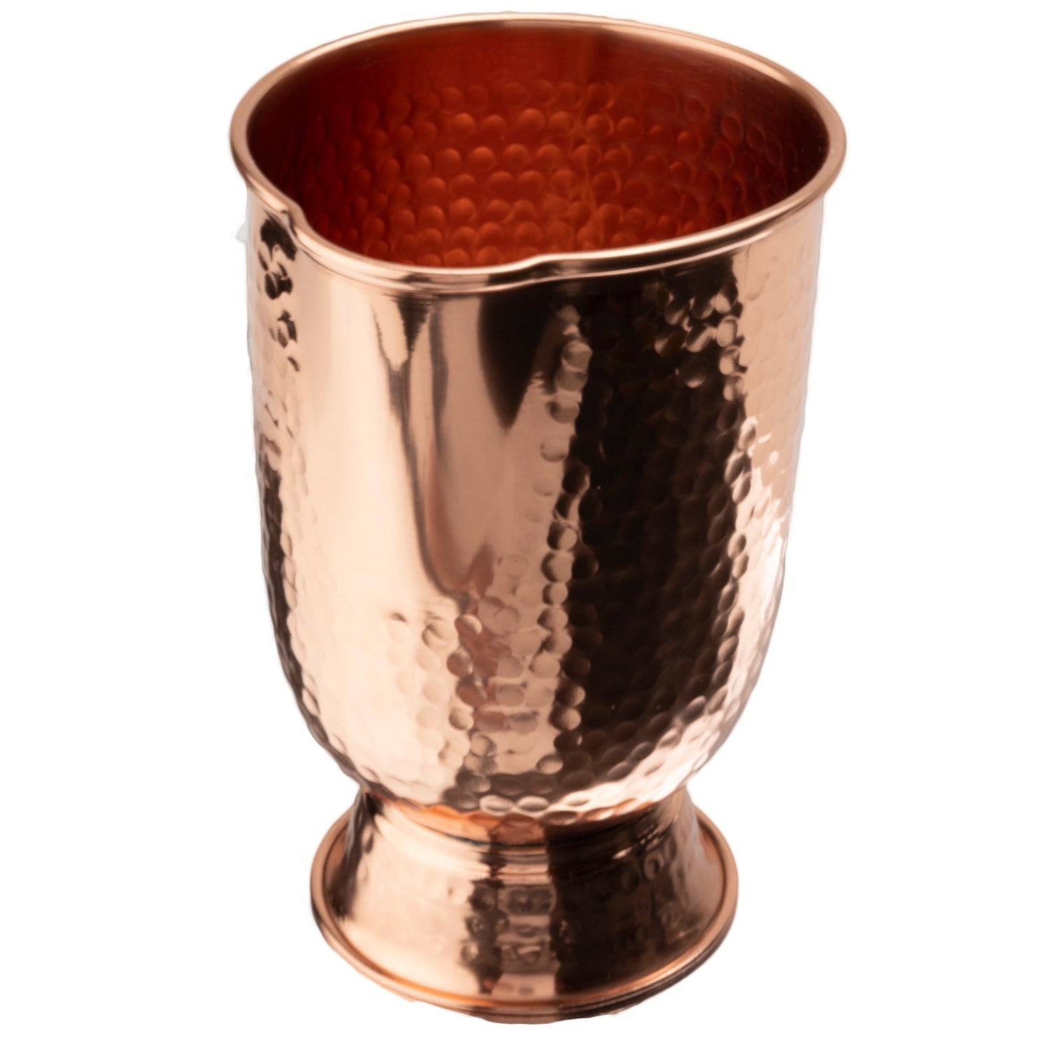 Hammered Copper Mixing Glass ~ 18 Ounce Craft Cocktail Cup