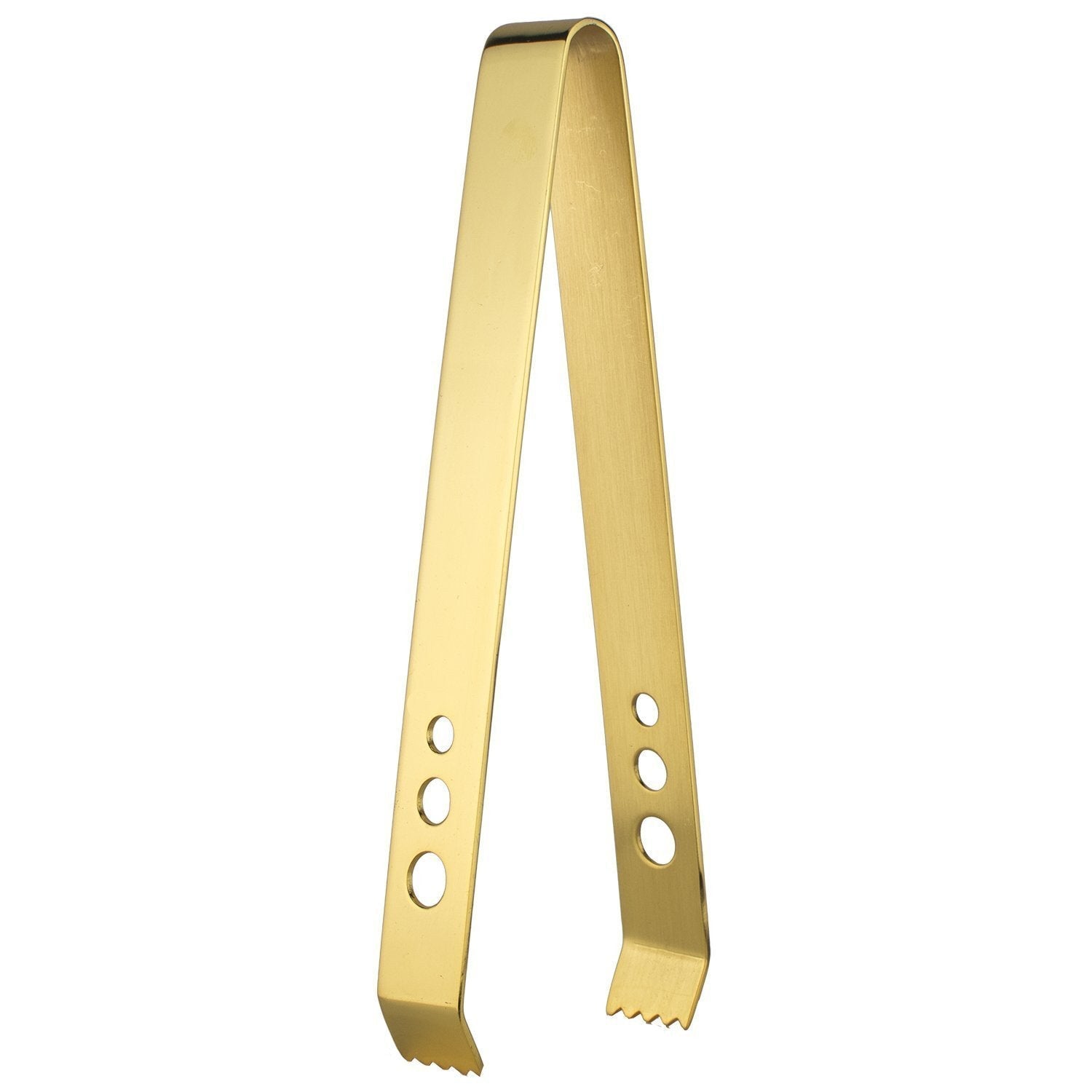 Prince of Scots 24K Gold-Plate 7 Inch Professional Series Ice Tongs-Barware-Prince of Scots-810032751616-BarIceTongG-Prince of Scots