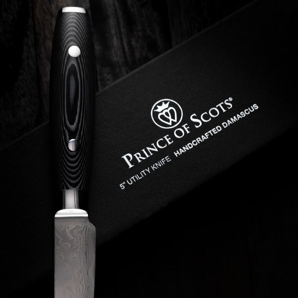 Prince of Scots 3.5 Inch Damascus Paring Knife-Knife-810032752798-3.5InParingKnife-Prince of Scots