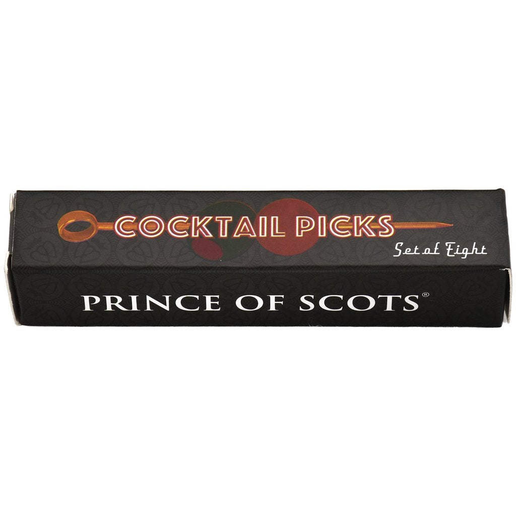 Prince of Scots 8-Pack Professional XL-Cocktail Picks (Silver)-Barware-00810032752552-SilverPick8-Prince of Scots