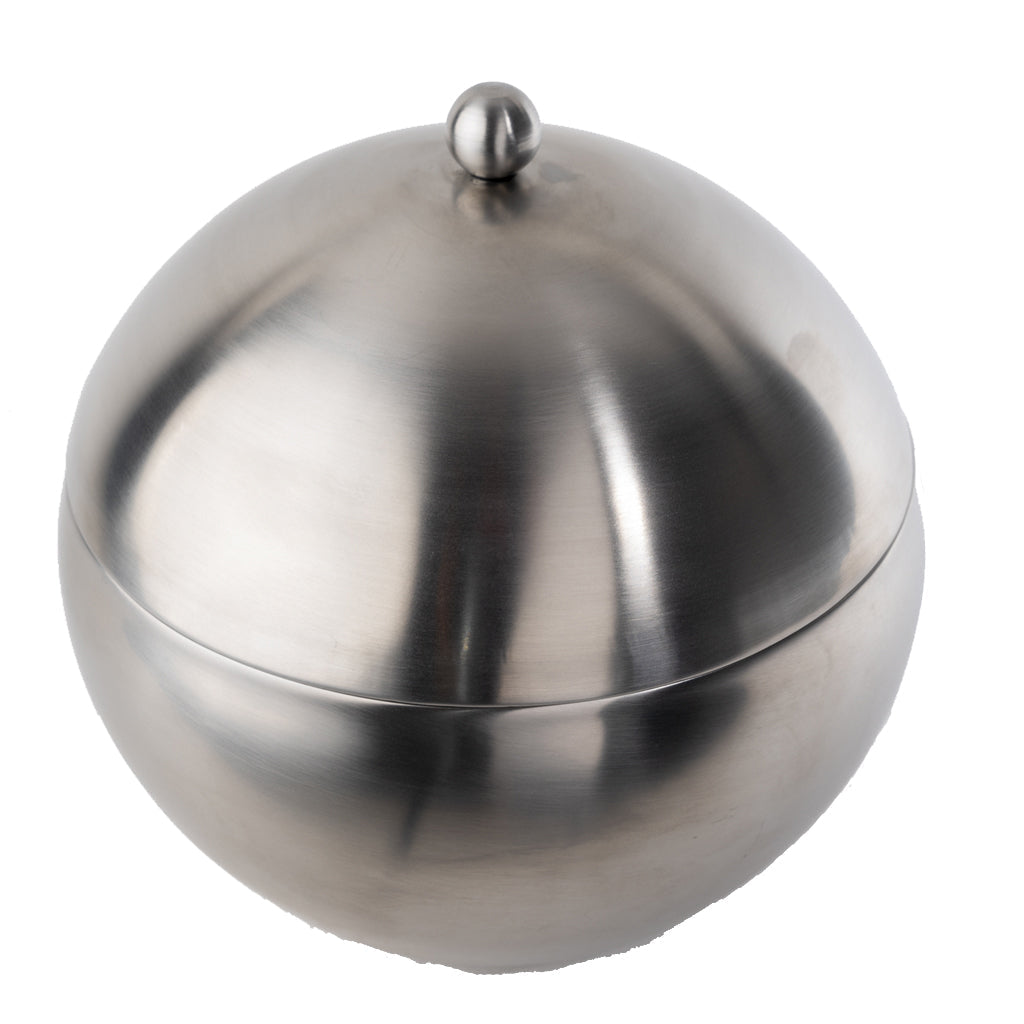 Prince of Scots Brushed Stainless Orb Ice Bucket-Barware-810032752897-OrbBrushed-Prince of Scots