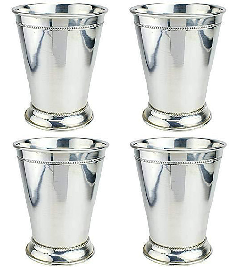 Prince of Scots Copper Mint Julep Cup w/ Pure Silver-Plate (Set of 4)-Mint Julep-Prince of Scots-810032751609-4MintJulepSP-Prince of Scots