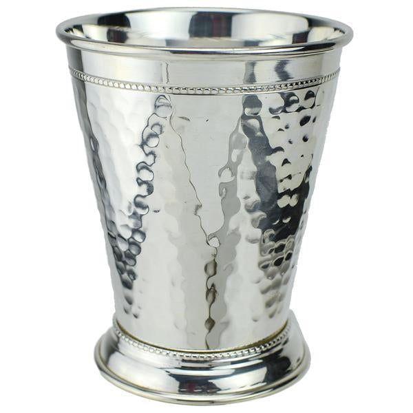 Prince of Scots Hammered Copper Mint Julep Cup w/ Pure Silver-Plate (Set of 2)-Mint Julep-Prince of Scots-MintJulepHSP2-00810032752217-Prince of Scots