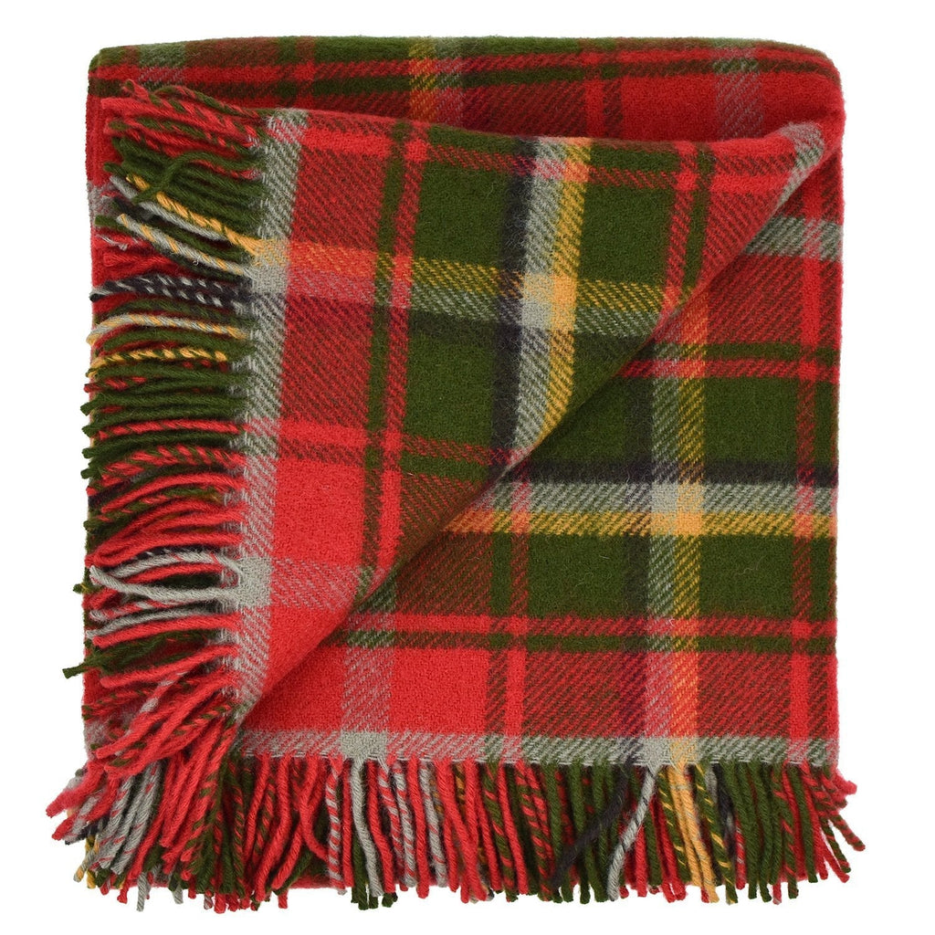 Prince of Scots Highland Tweed Pure New Wool Fluffy Throw ~ Maple ~-Throws and Blankets-Prince of Scots-00810032750268-J4050028-020-Prince of Scots