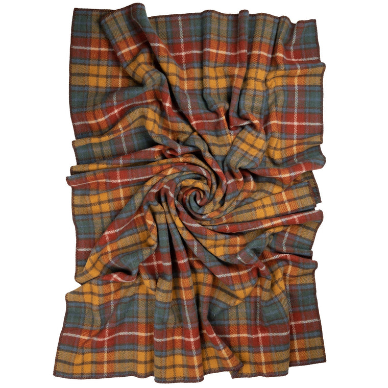 Prince of Scots Highland Tweeds BIG Throw ~ Antique Buchanan ~