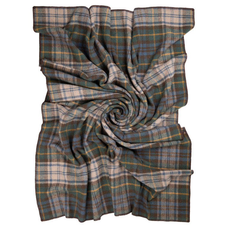 Prince of Scots Highland Tweeds BIG Throw ~ Antique Dress Gordon ~