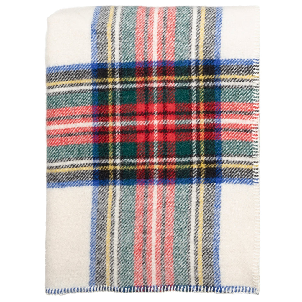 Prince of Scots Highland Tweeds BIG Throw ~ Dress Stewart ~-Throws and Blankets-810032752972-BIGThrowDressStewart-Prince of Scots
