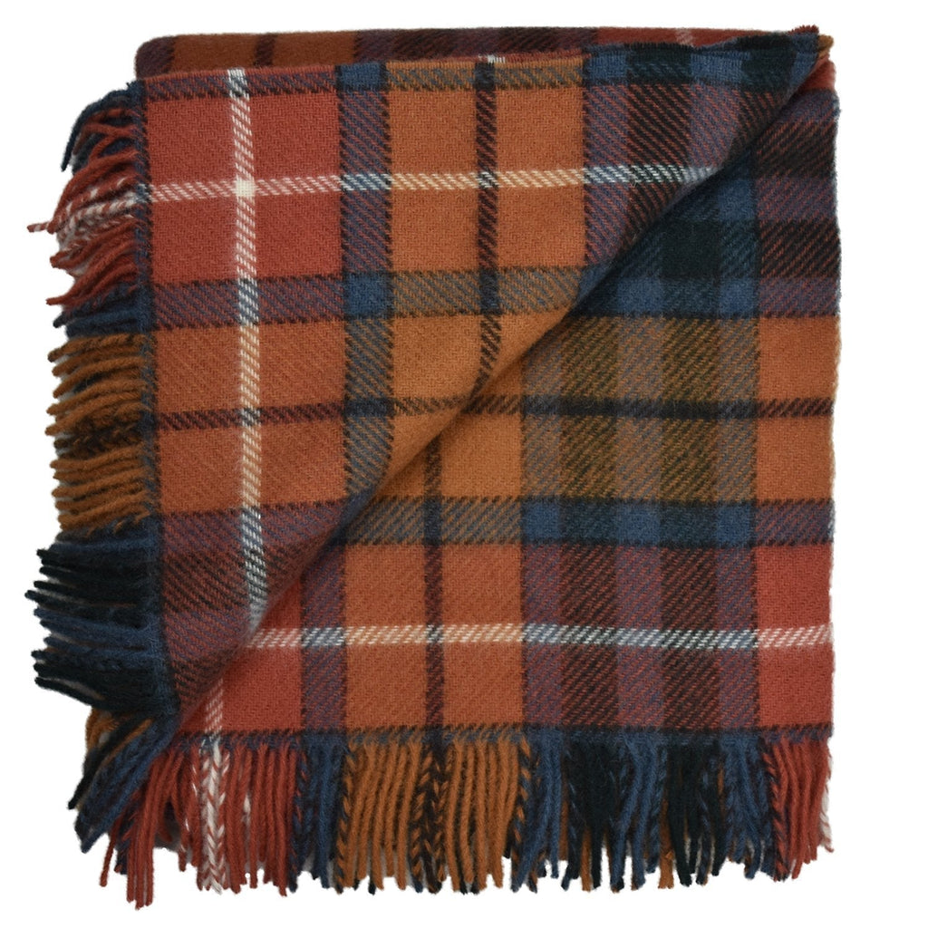 Prince of Scots Highland Tweed Pure New Wool Throw (Antique Buchanan)-Throws and Blankets-Prince of Scots-810032752026-J4050028-010-Prince of Scots