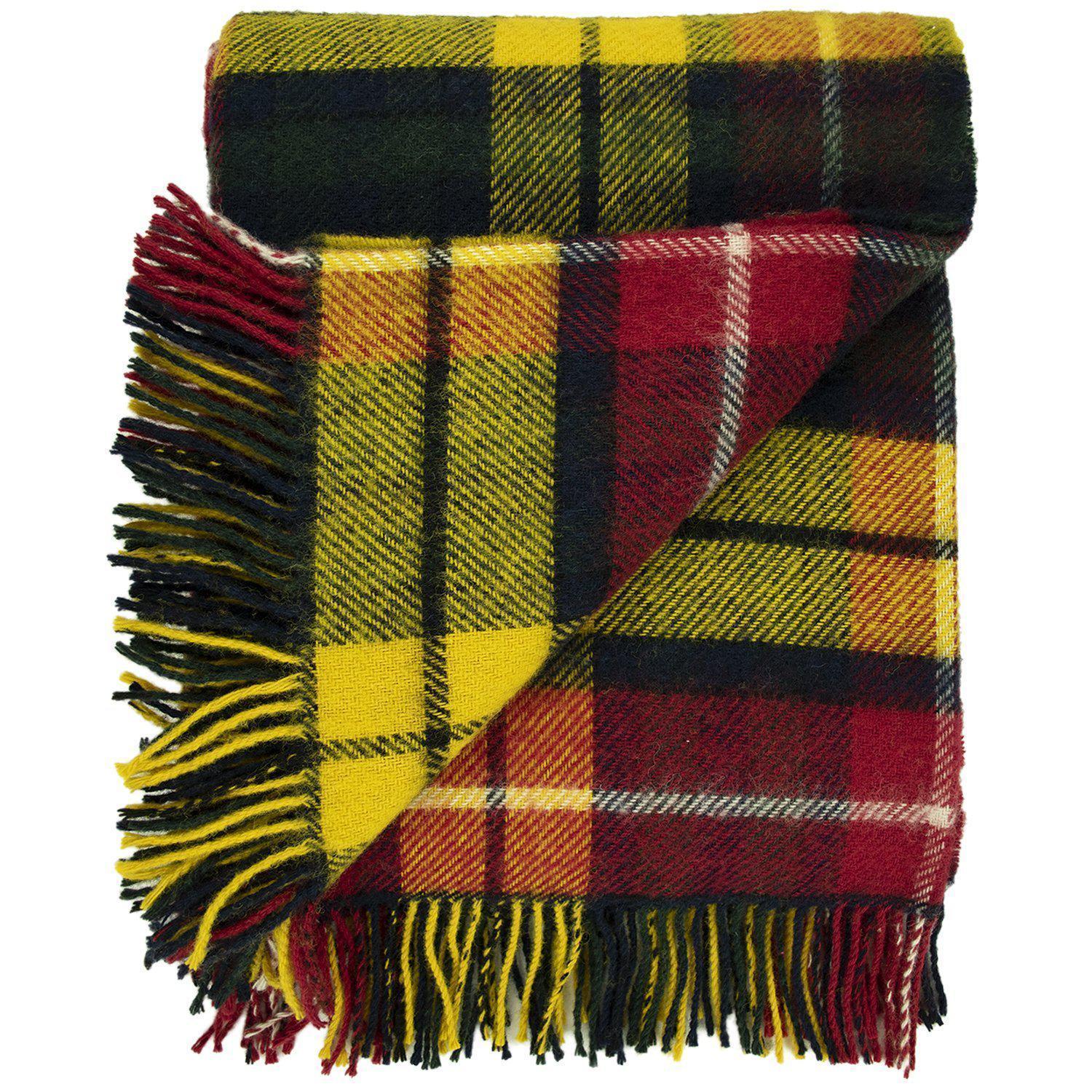 Prince of Scots Highland Tweed Pure New Wool Throw (Buchanan)-Throws and Blankets-Prince of Scots-810032752040-J4050028-002-Prince of Scots