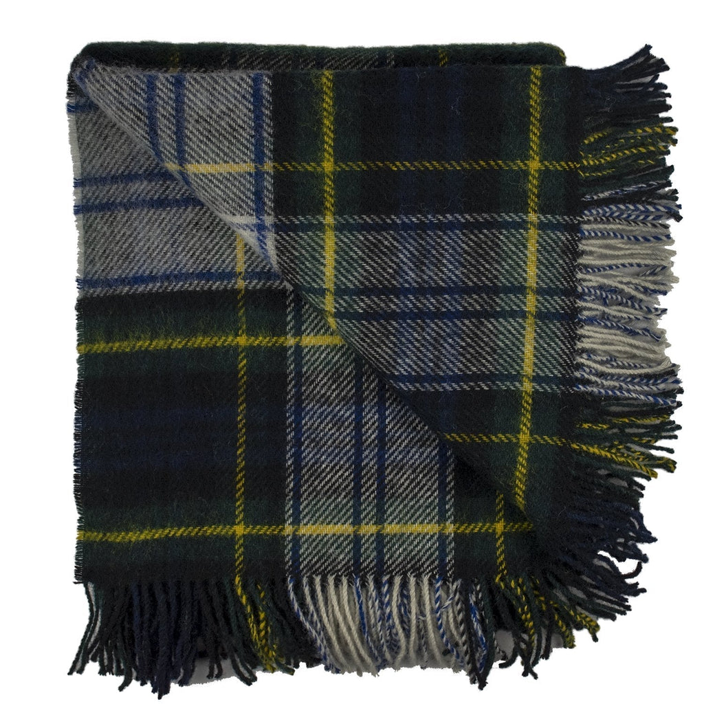 Prince of Scots Highland Tweed Pure New Wool Throw (Dress Gordon)-Throws and Blankets-Prince of Scots-810032752088-J4050028-14-Prince of Scots