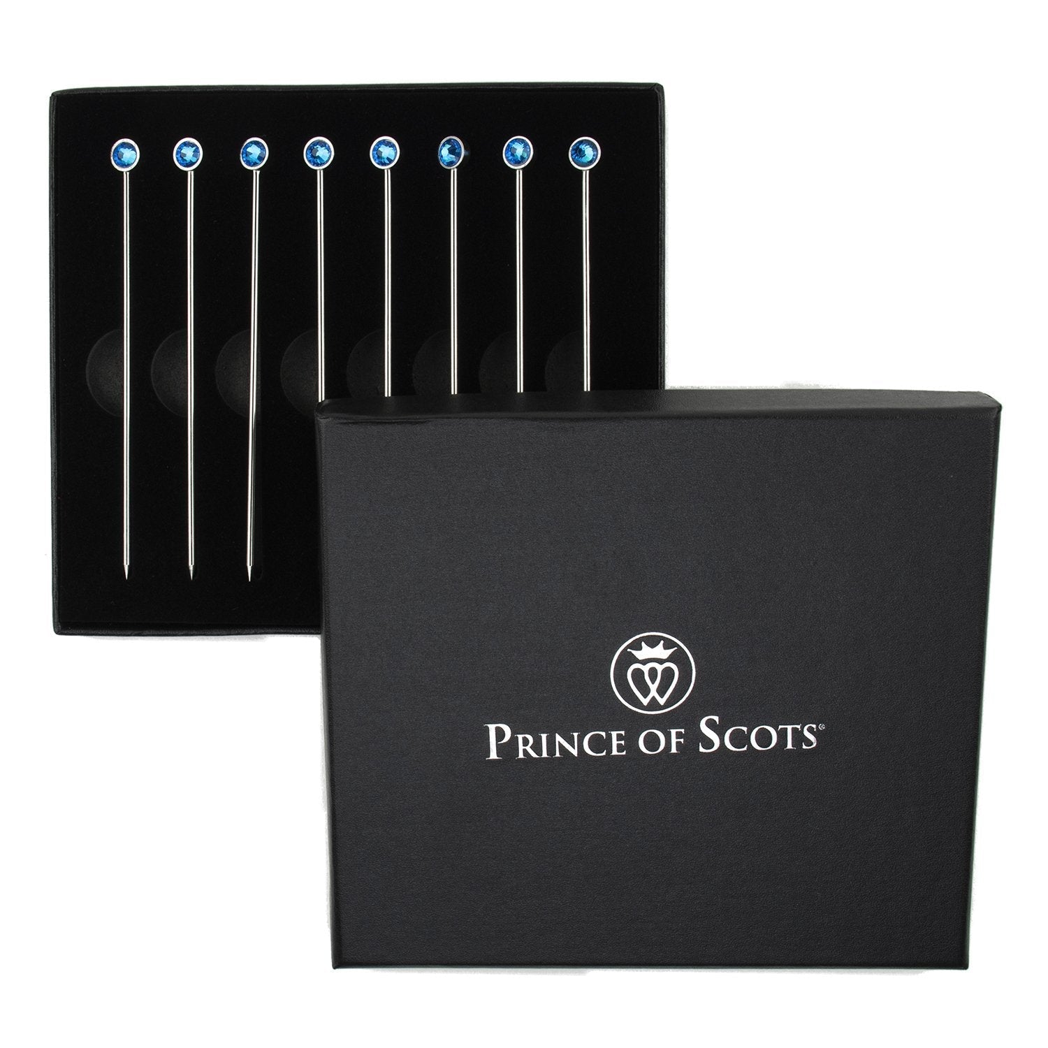 Prince of Scots Sapphire Crystal Cocktail Picks-Barware-SapphirePick-810032752118-Prince of Scots-Prince of Scots
