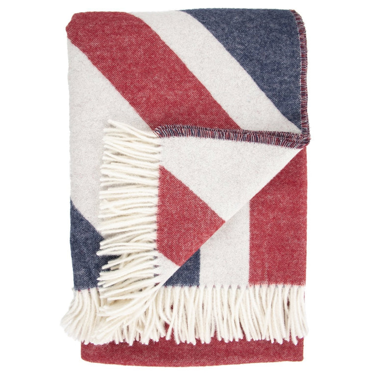 Prince of Scots Union Jack Merino Wool Throw-Throws and Blankets-Prince of Scots-Prince of Scots