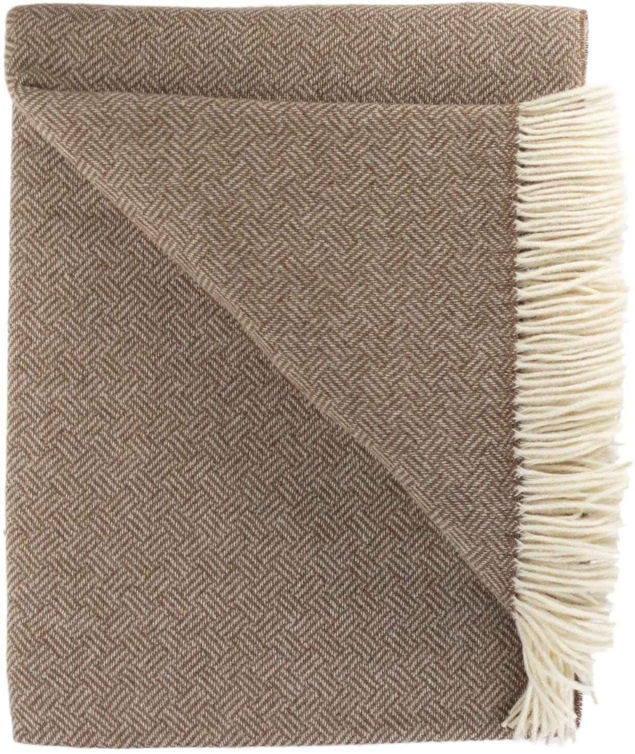 Southampton Home Merino Wool Basket Weave Throw (Bronze)-Throws and Blankets-810032751104-Q300005-Prince of Scots