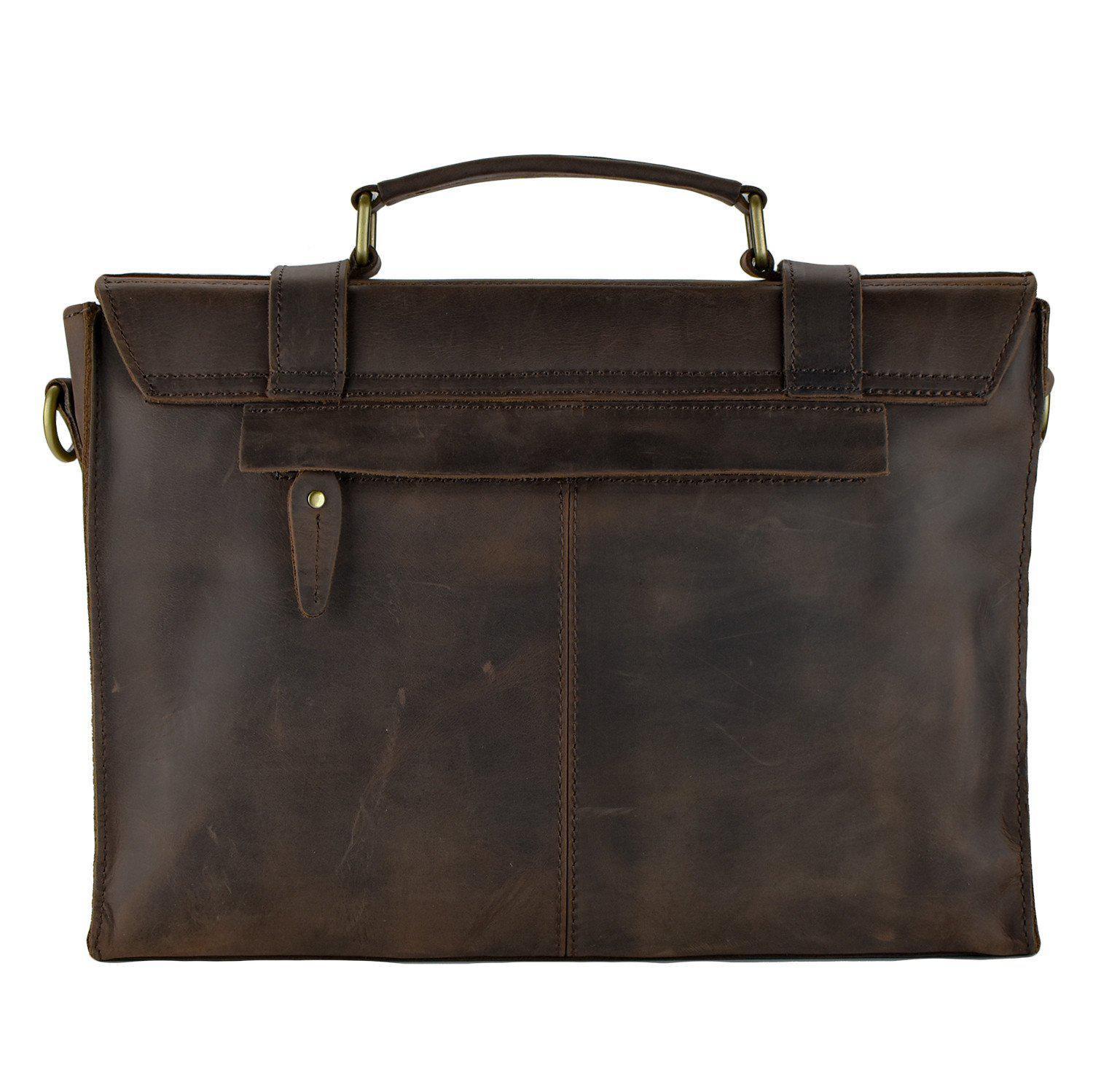 WANDERLUST Vintage Tablet Case ~ Dark Brown ~-Luggage-Prince of Scots-Prince of Scots
